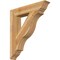 Ekena Millwork Funston Traditional Rough Sawn Bracket, Western Red Cedar, 6"W x 34"D x 38"H BKT06X34X38FST01RWR - alternate 1